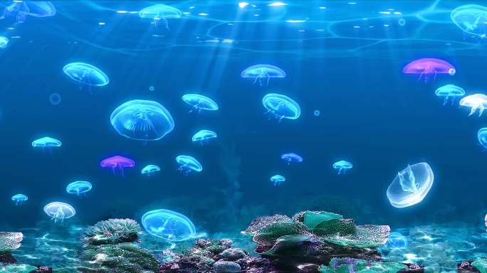 5K唯美海底世界超宽屏