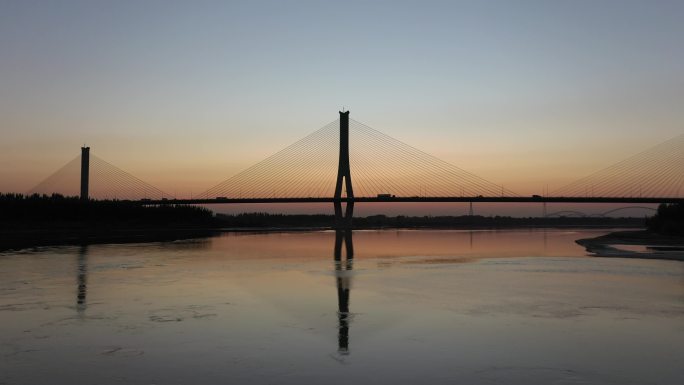 济南建邦黄河大桥视频素材