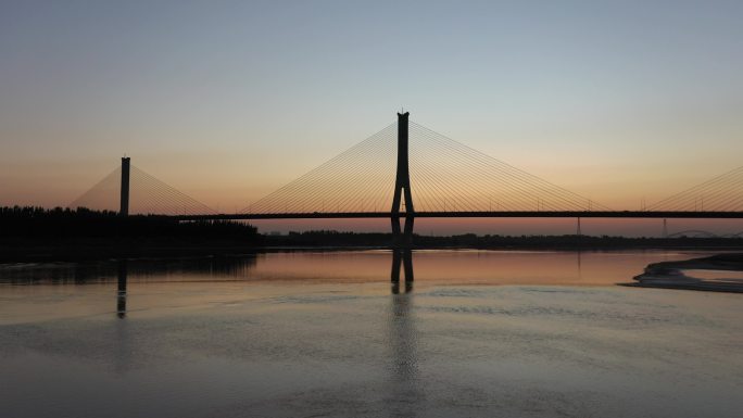 济南建邦黄河大桥唯美视频