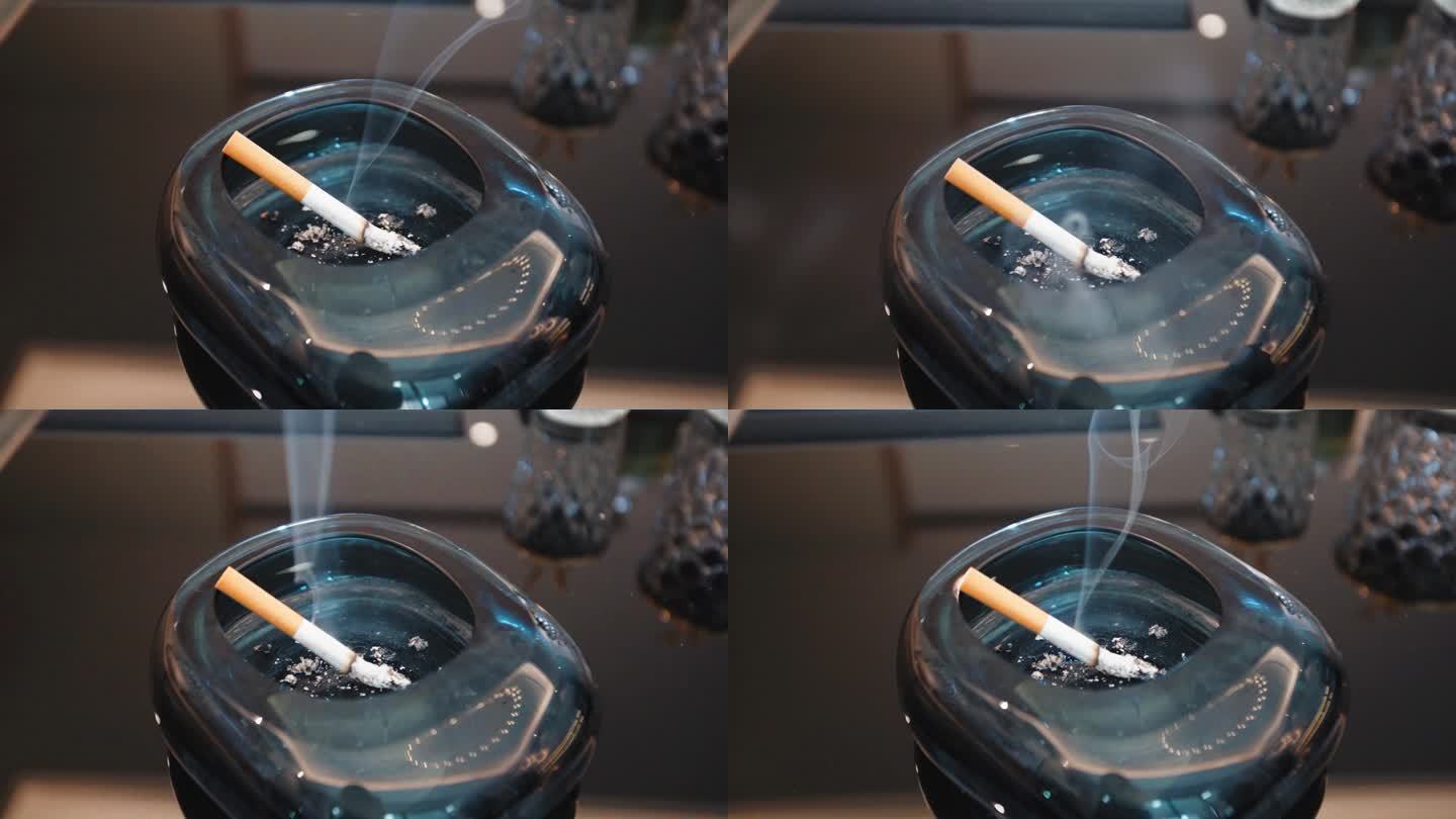 抽烟香烟烟灰缸