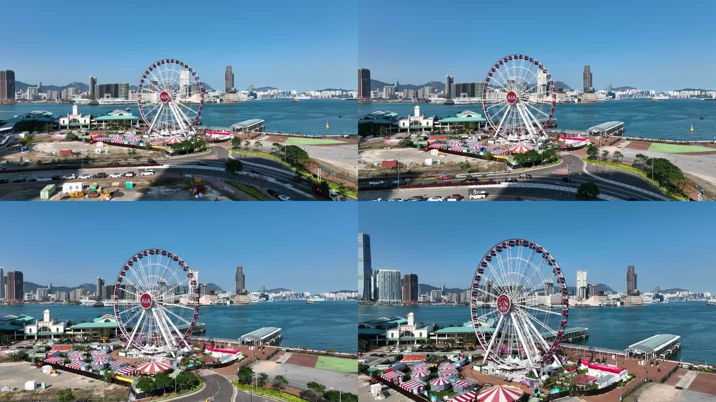 香港摩天轮：香港之眼饱览维港两岸景色