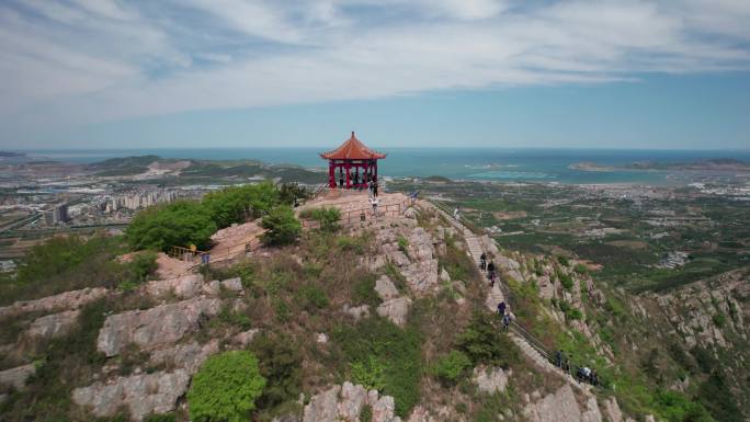 大连金龙寺航拍4K