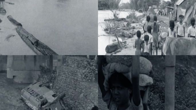 60年代印度洪水灾害