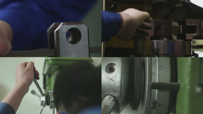 工人 机械 加工 零件 制造
