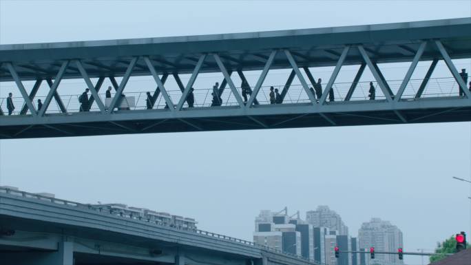 北京天桥行人