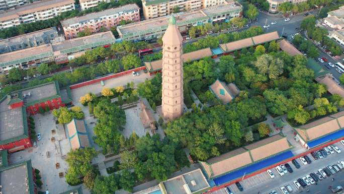 承天寺塔塔身塔古塔古建筑旅游景点佛教圣地