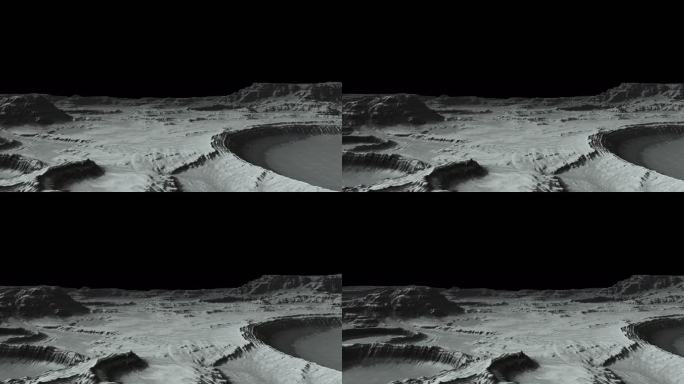 4K月球表面（带通道）
