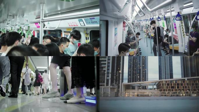 【原创】地铁公共交通人流4k
