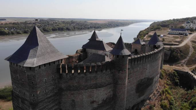 国外乌克兰城堡航拍