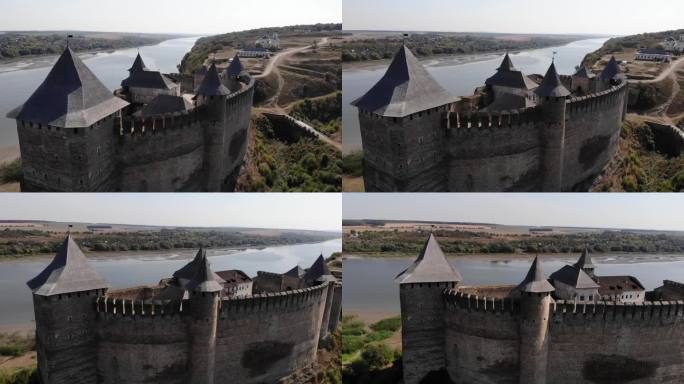 国外乌克兰城堡航拍