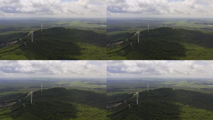 抚远大峰场山风力发电