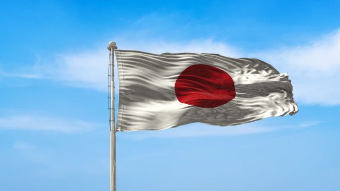 日本国旗旗帜标志logo带通道