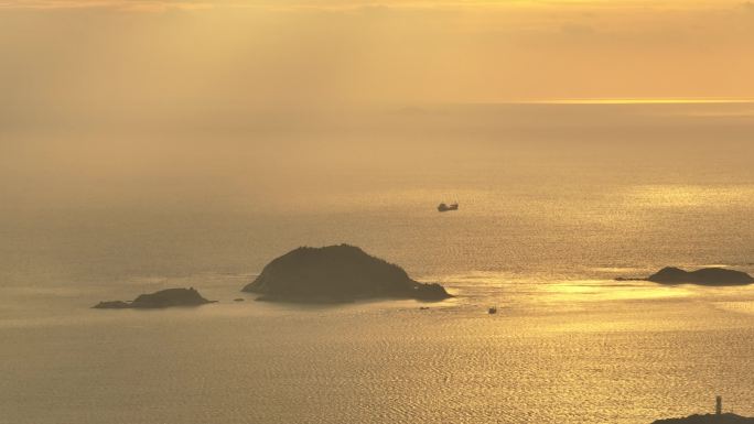 海面霞光