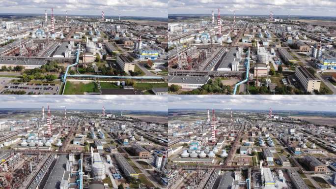 国外欧洲工厂工业白俄罗斯航拍