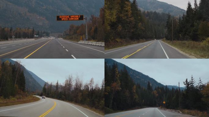 加拿大 公路旅行 自然风光