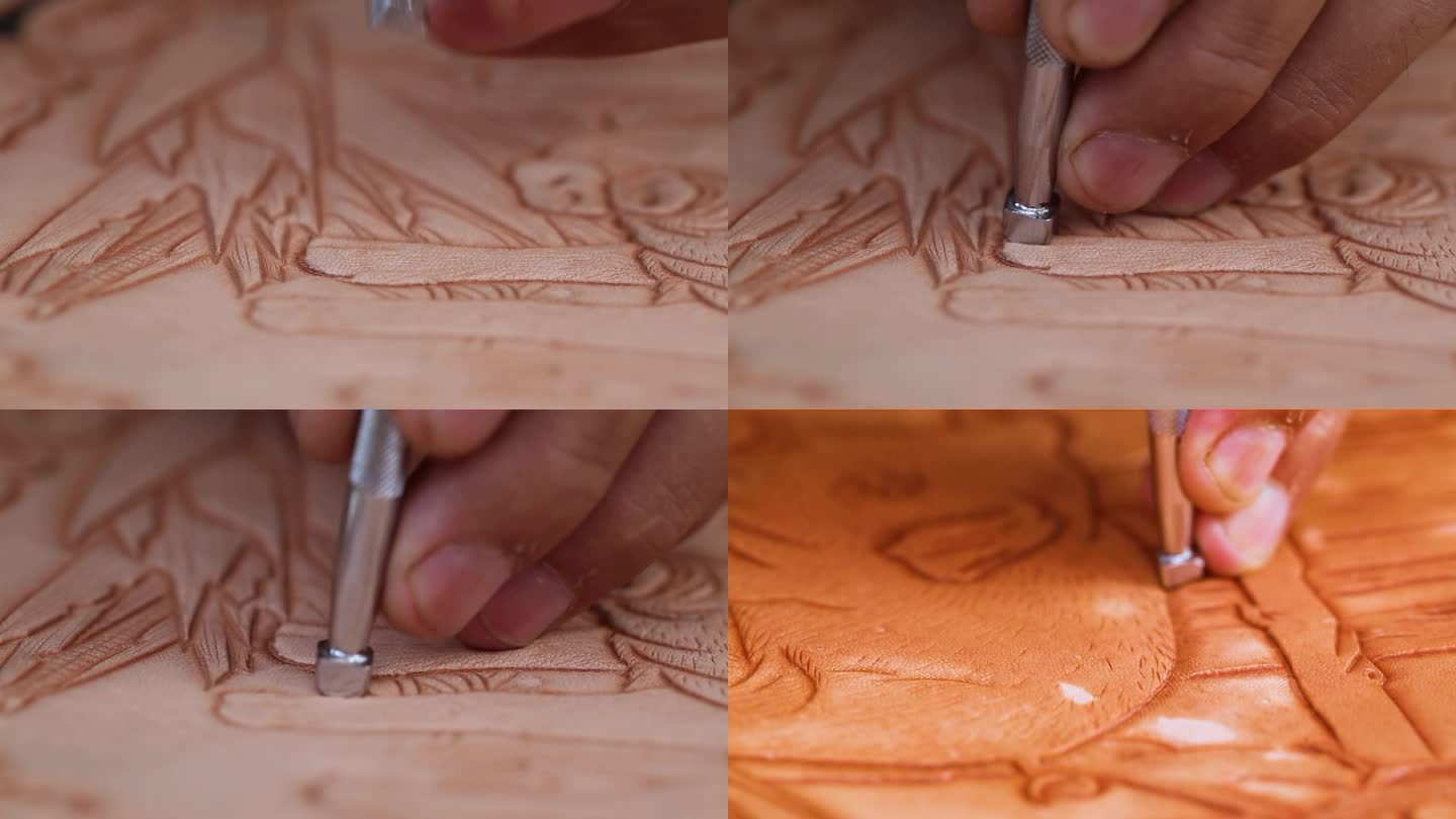 历史文化 皮雕工艺 传统手艺 文化传承