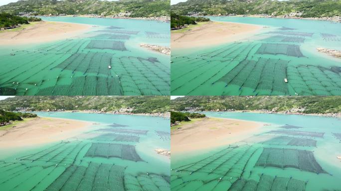 福建宁德三都澳景区海岛航拍4K