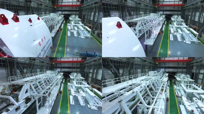 盾构机 工厂车间 装备制造 工业生产