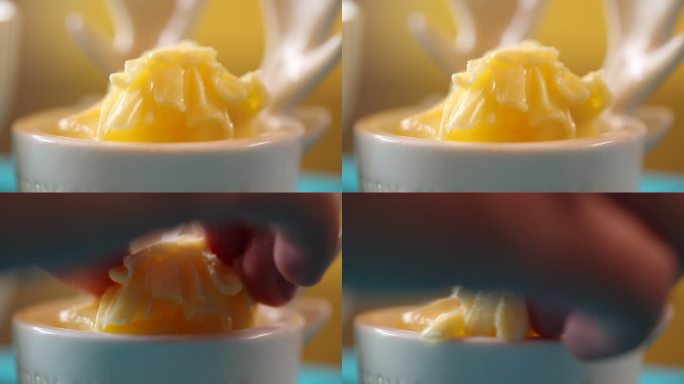 蛋糕 制作过程 爱心 到蛋糕 操作