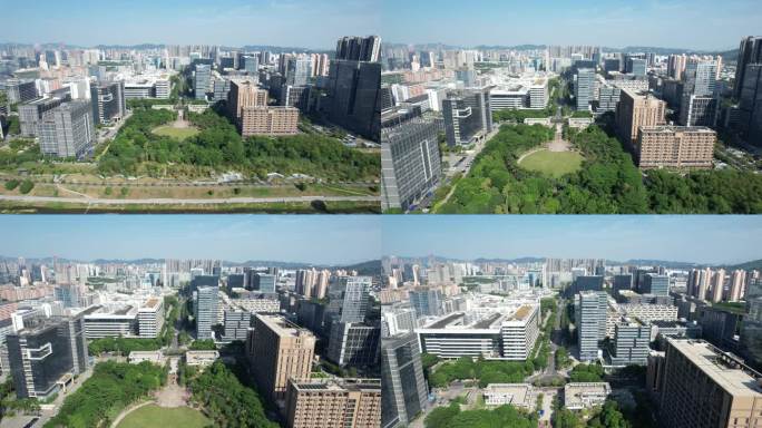 深圳光明区光明科技园和甲子塘城市公园