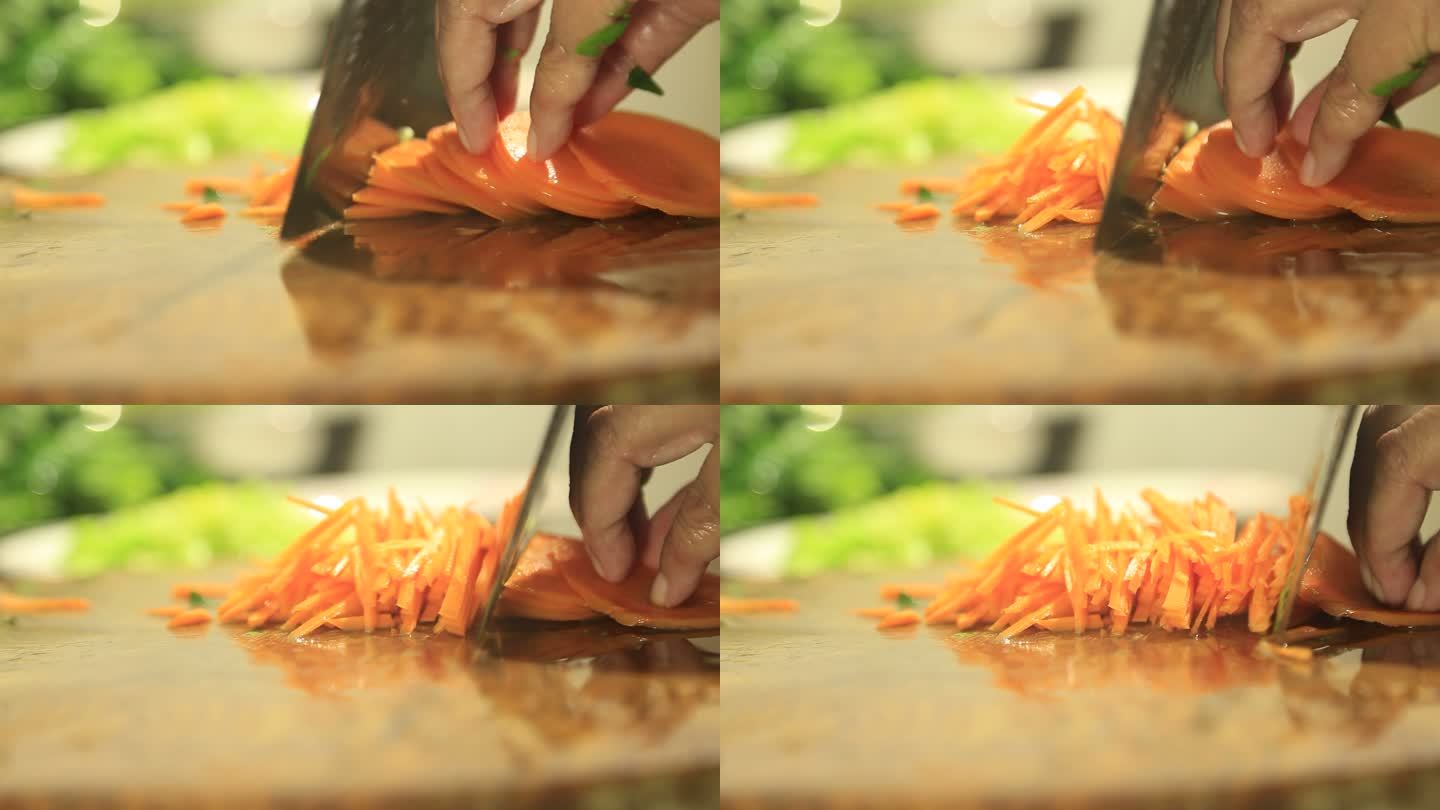 切菜切胡萝卜