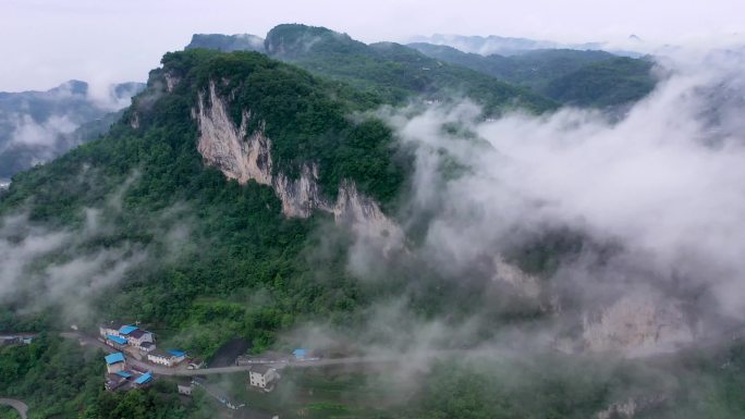 雨后的三峡三斗坪