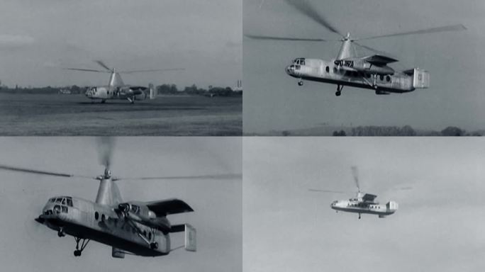 50年代60年代螺旋桨涡轮直升飞机