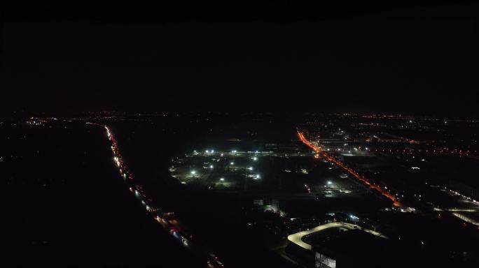 城市夜景-上海金山枫泾