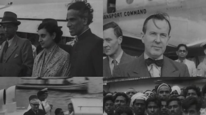 50年代英联邦 英国访问印度