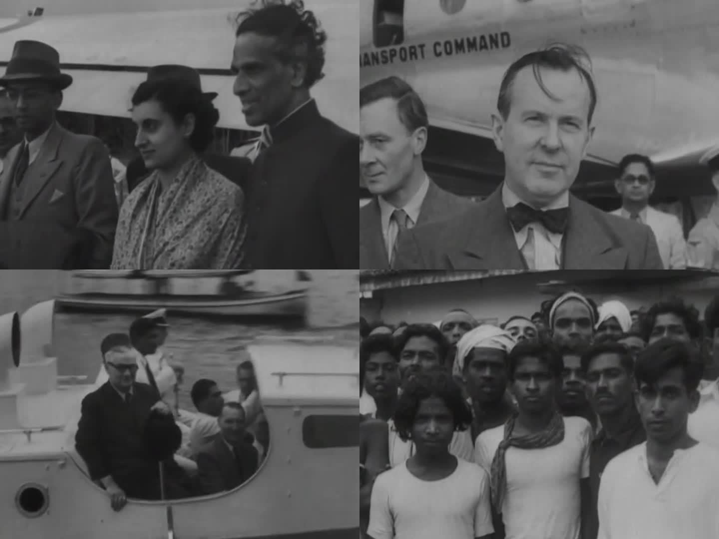 50年代英联邦 英国访问印度