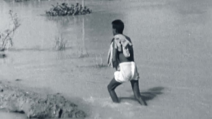 60年代70年代印度洪水内涝