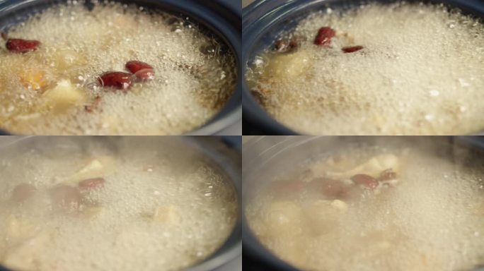 砂锅鸡汤，大火炖汤 养生