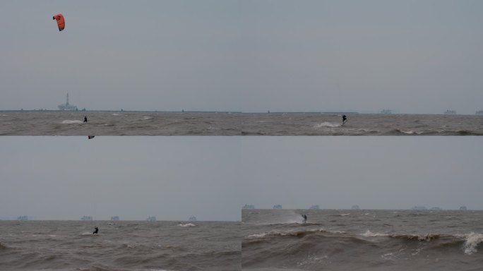 风筝冲浪-高速摄影