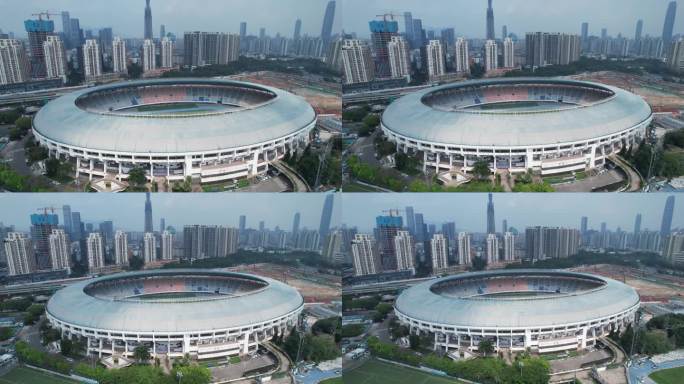 深圳市体育中心建筑航拍
