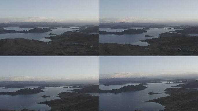 羊湖日托寺高空航拍