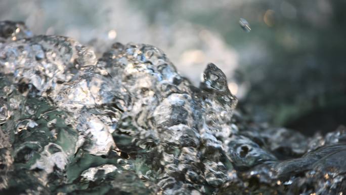 水资源液体流体质感纯净自然生态滋润水润