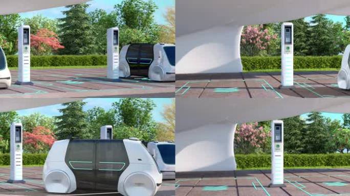 未来汽车充电 充电桩 汽车 智能汽车