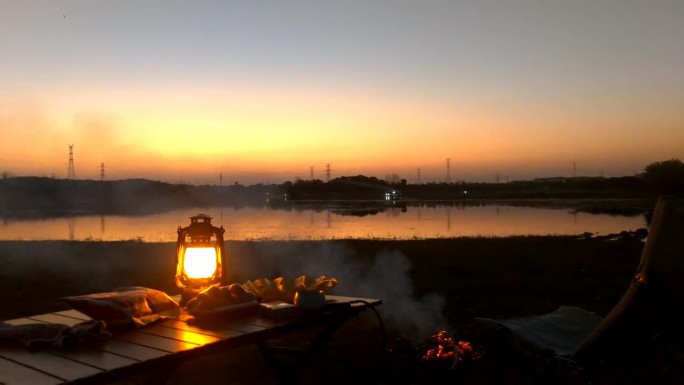 夕阳 落日 黄昏 秋天 晚霞