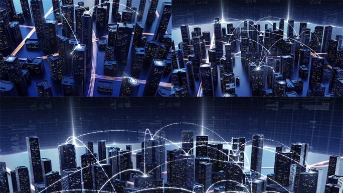 科技感城市群互联网
