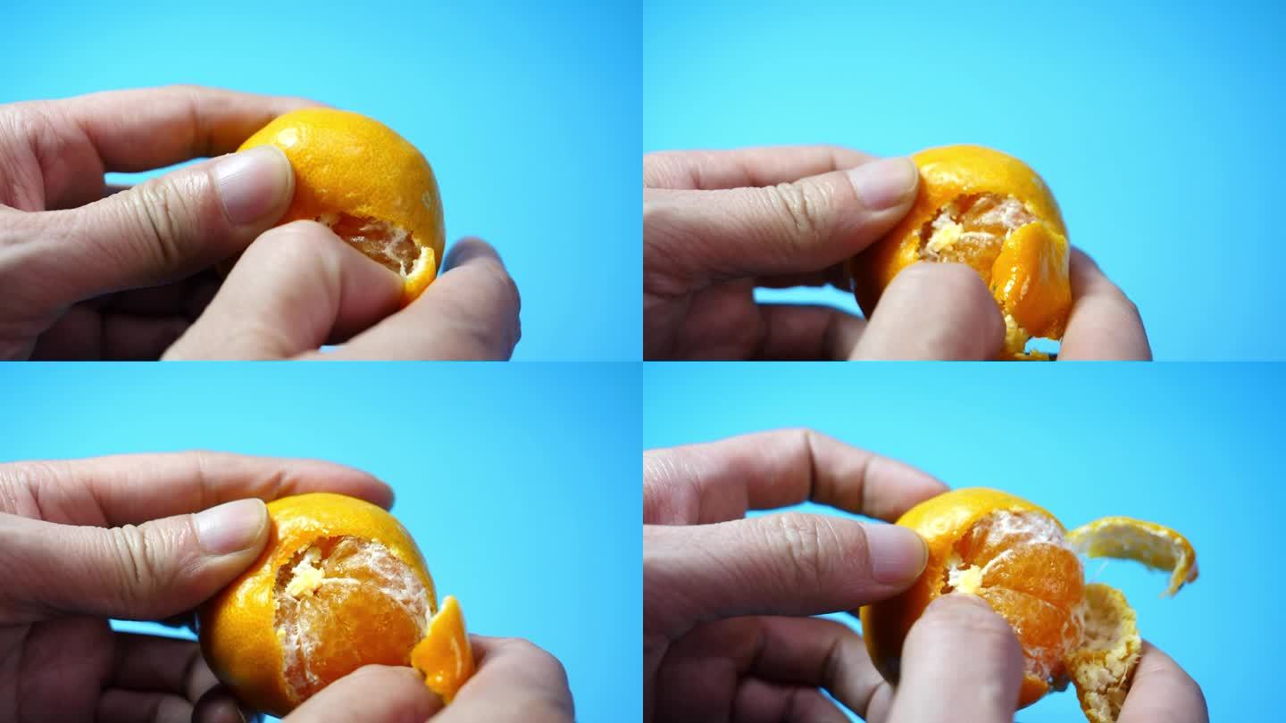 剥开的橘子图片素材-编号13754983-图行天下