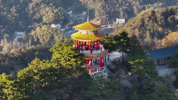 铜锣寨 大别山 六安 亭子 山区 山顶