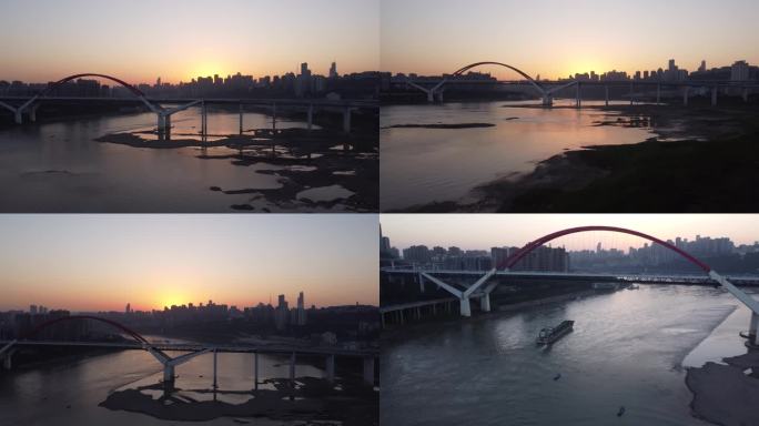 夕阳下的城市