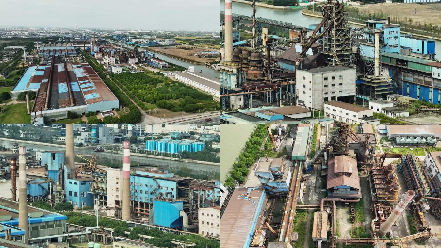 【原创】4K航拍废弃工厂苏钢老厂区