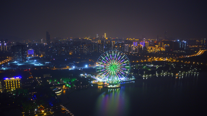4K-无锡城市夜景延时