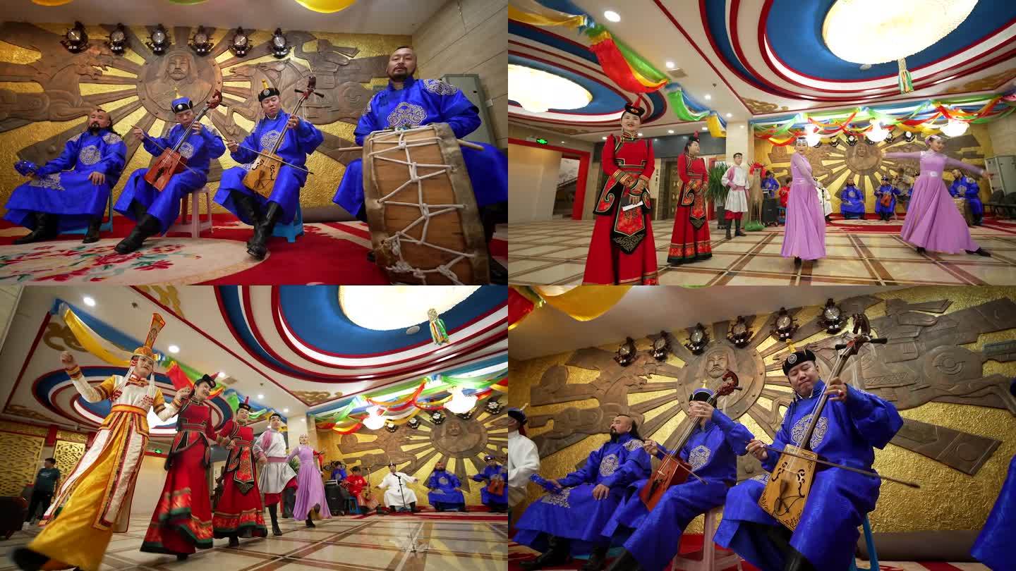 蒙古族歌舞表演马头琴演奏
