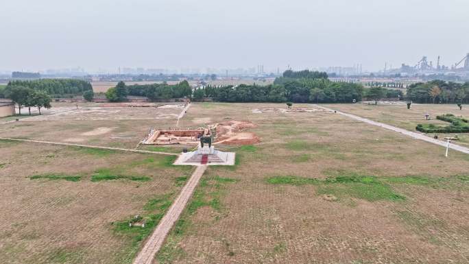 安阳市殷墟王陵遗址航拍