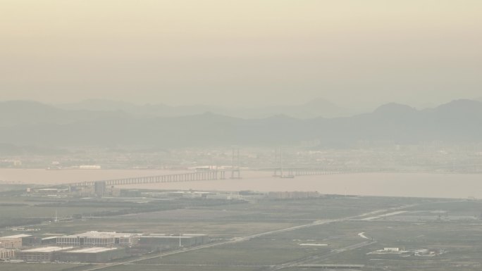 台州市甬莞高速大桥拍大景