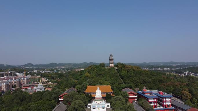 四川省德阳市中江县白塔寺航拍