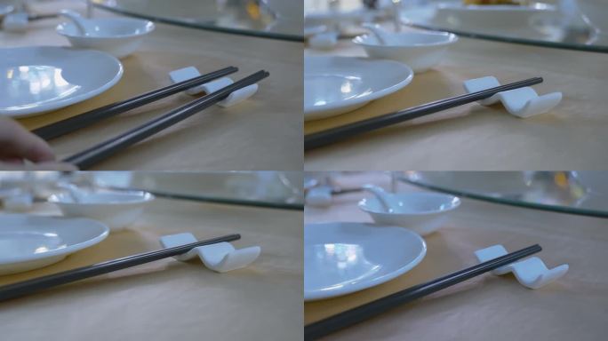 桌上筷子