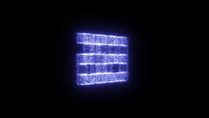 3D发光粒子2023 循环 透明通道